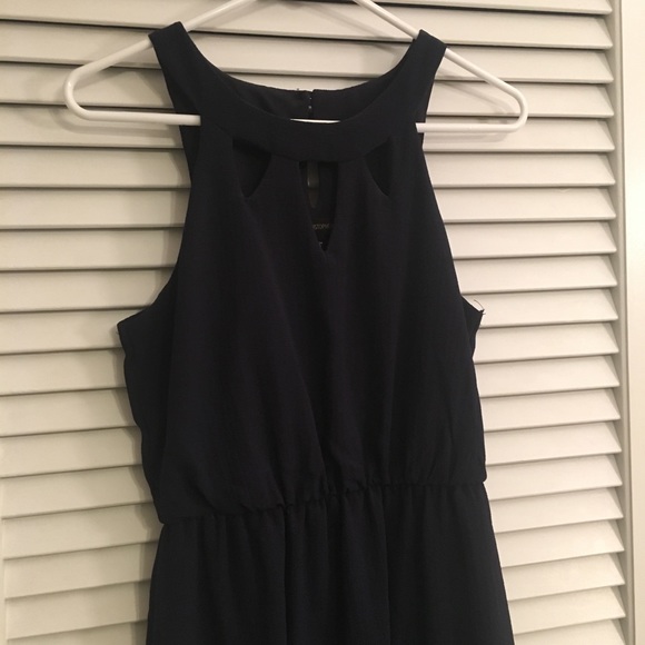 Cutout Navy Dress - Picture 2 of 6